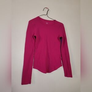 Pink Gap Long Sleeve Shirt,